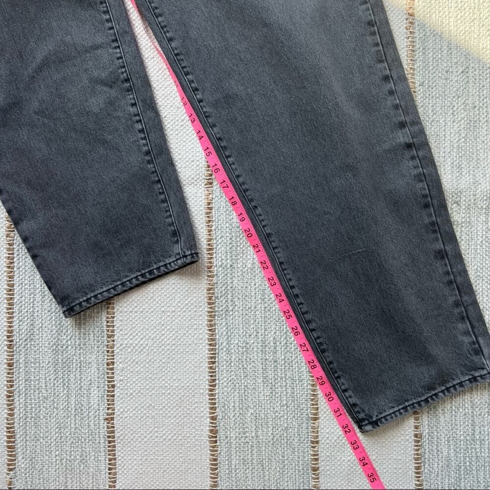 Good American 90’s Black238 High Rise Relaxed Jeans Women’s 6/ 28 - Picture 4 of 10